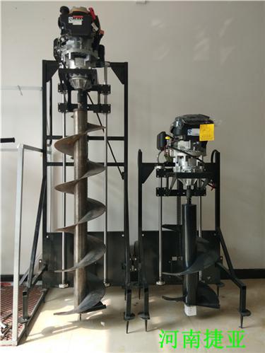 挖坑機跨界手推打坑機的先河